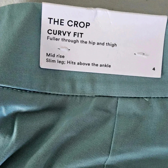 Ann Taylor Curvy Fit Cropped Pants - Size 4 - Picture 3 of 6